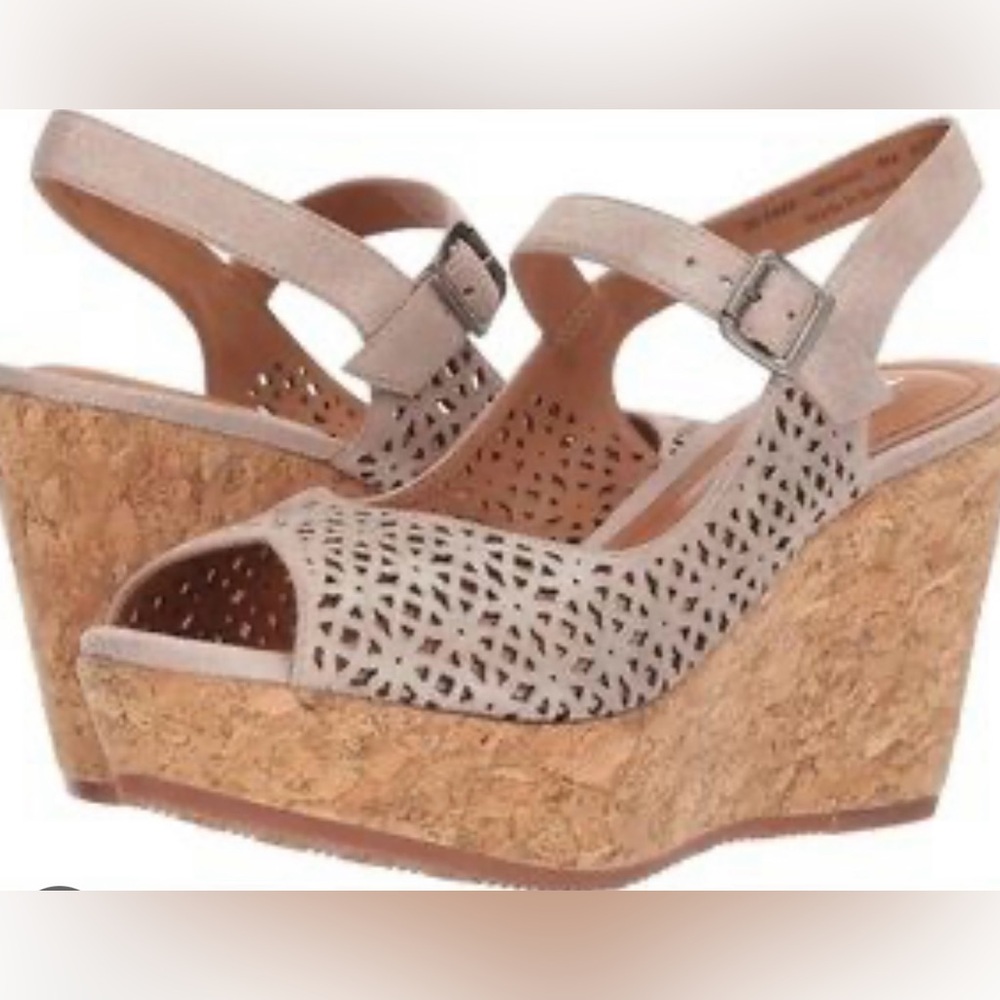 Trask Phoebe Wedges Sz 7.5